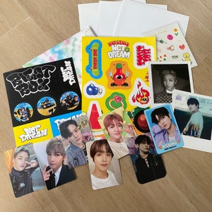 Articles officiels !! Sac à main Mystery Bias Pack (cartes avec photo / autocollants / marchandise) - Kpop NCT DREAM