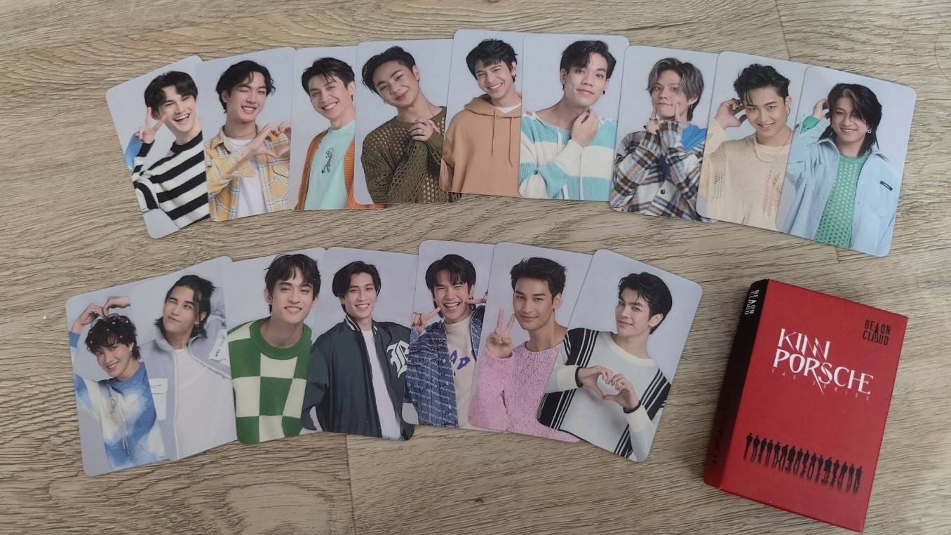 Kinnporsche mile apo Bible Build カード セット KinnPorsche World Tour Official Photo Cards Mile Apo Bible