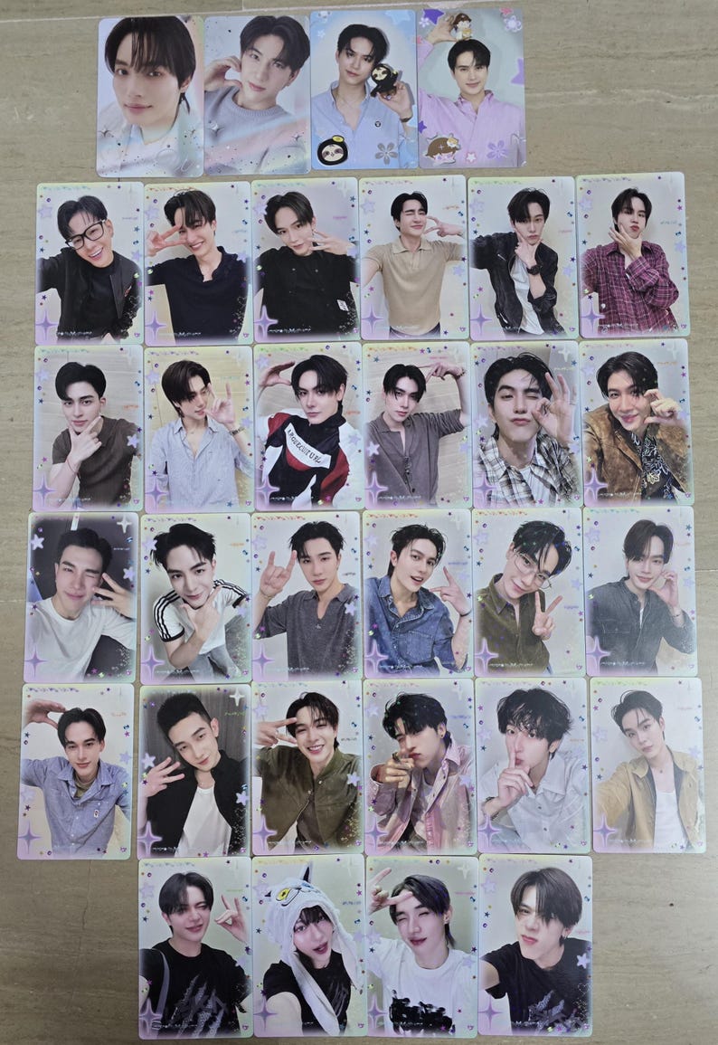 GMMTV Tokyo Nagoya Osaka Book Fair Collectible Random photocards Win Metawin BounPrem TayNew LYKN JimmySea JuniorMark FirstKhaotung image 1