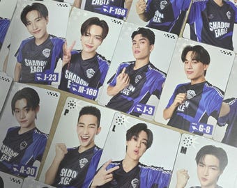 Tarjetas Shadow Eagle Team GMMTV Starlympics 2025 (OffGun TayNew BounPrem JoongDunk SkyNani LukeMick SeaKeen WinnySatang AlmondProgress)