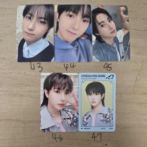 Official NCT Dream Huang Renjun Photocard Kpop (hot Sauce ISTJ