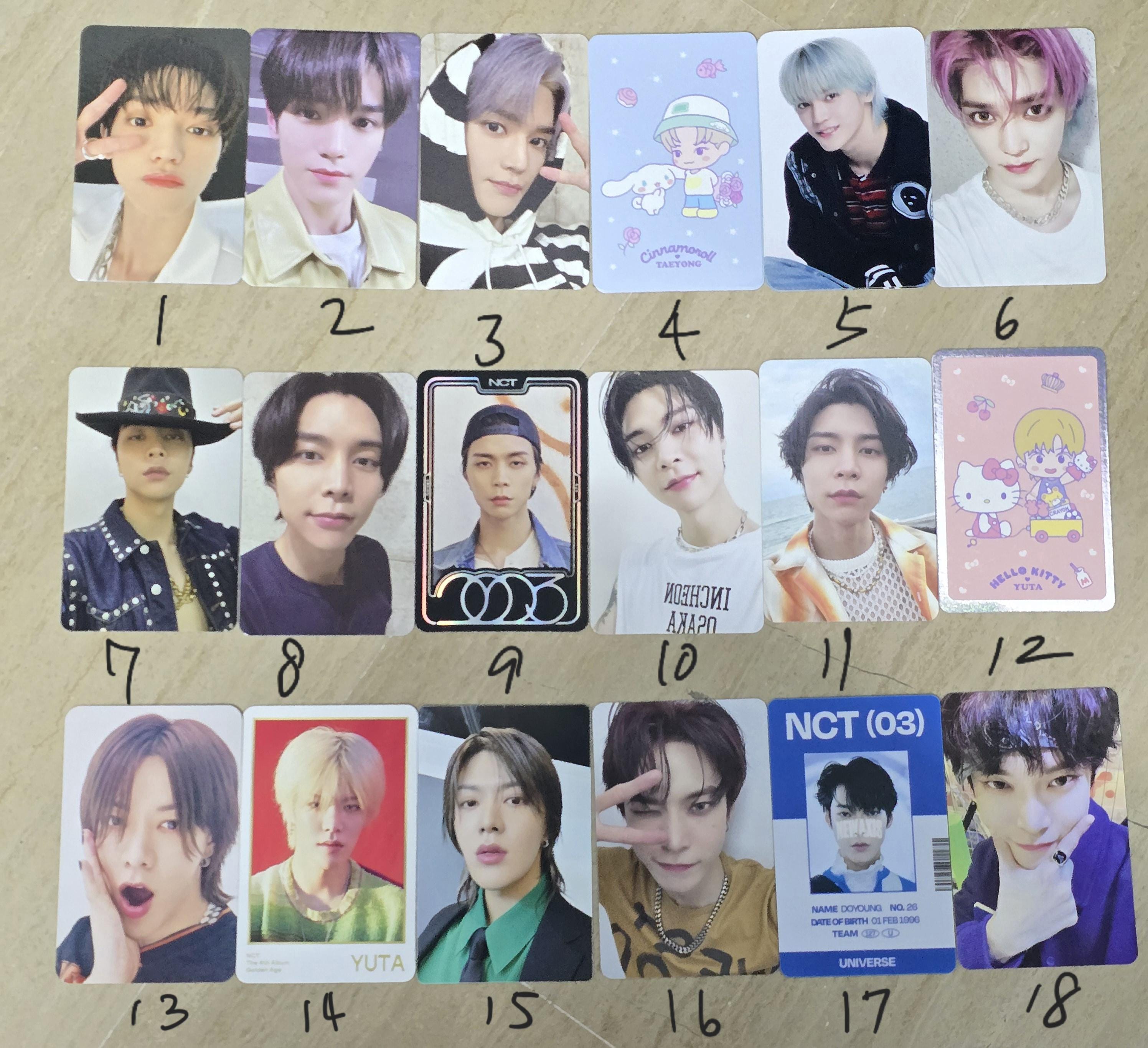 NCT127 トレカ　セット　ジェヒョン　ドヨン　テヨン　ジョンウ 公式 NCT 127 PC フォトカード Kpop (テヨン ジョニー ユウタ ドヨン