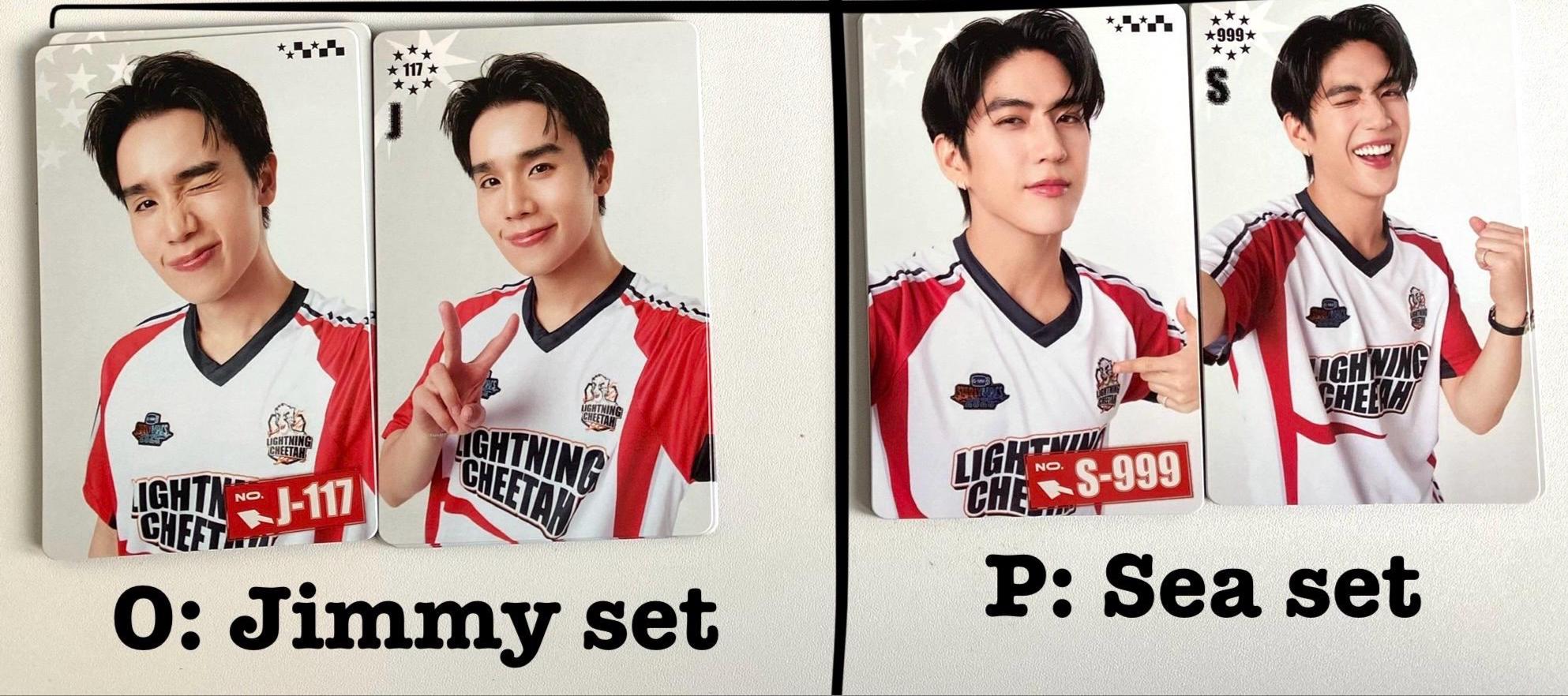 Lightning Cheetah Team GMMTV Starlympics 2025 Cards (jimmysea