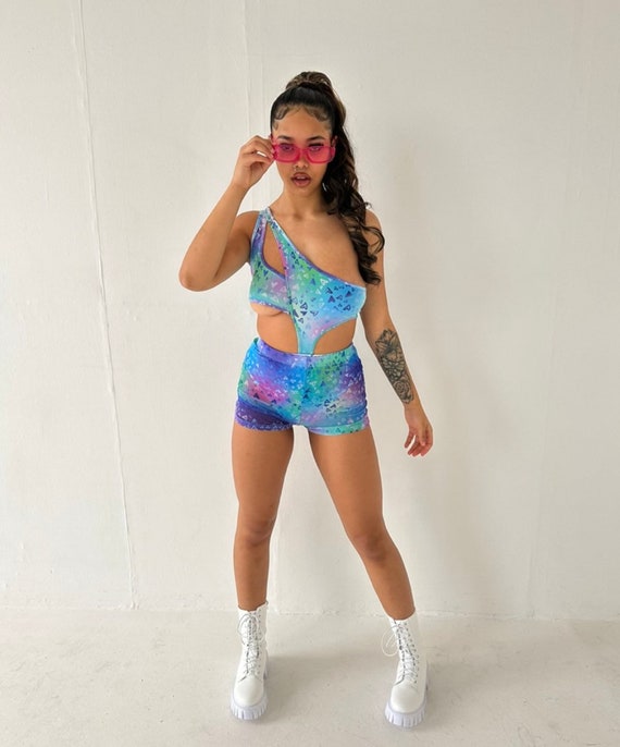 Womens Festival Outfit, Rave Outfit, Womens Two Piece, Bodysuit