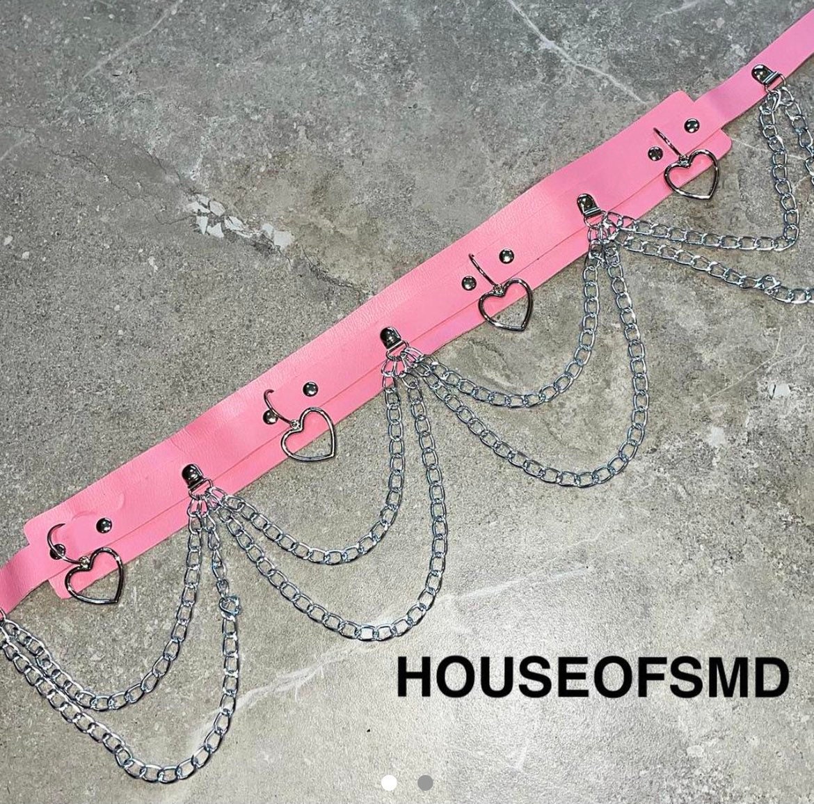 Belt with hotsell chains and hoops