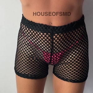 Black fishnet shorts, fishnet shorts, black mesh shorts, festival shorts, rave shorts, festival outfit, neon shorts, black festival shorts