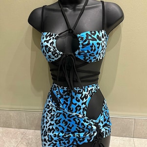 Womens Festival Outfit, Rave Outfit, Rave Wear, Tie up Crop Top, Skirt ...