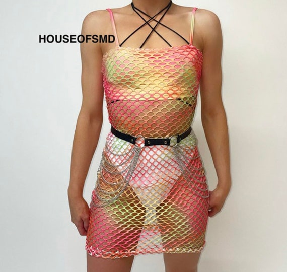 Neon pink hot sale rave outfit