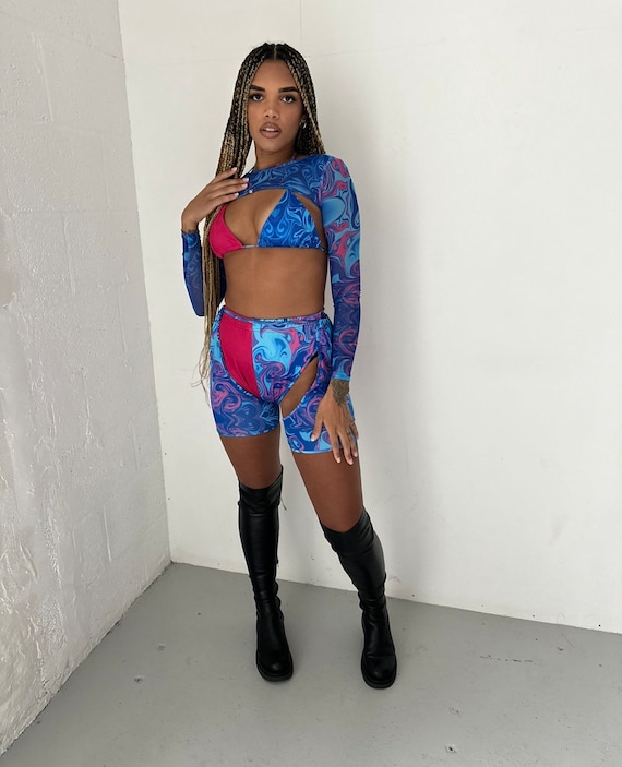 Womens Festival Outfit, Womens Rave Outfit, Rave Wear, Romper, Playsuit,  Two Piece, Festival Two Piece,festival Playsuit,womens Romper, Rave -   Canada