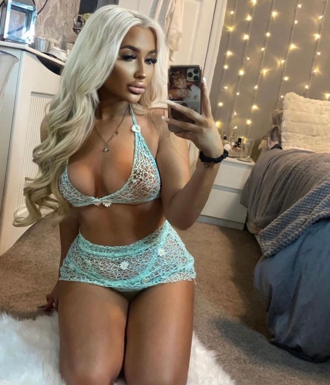 Mint Green Two Piece, Festival Co Ord, Festival Two Piece, Rave Outfit