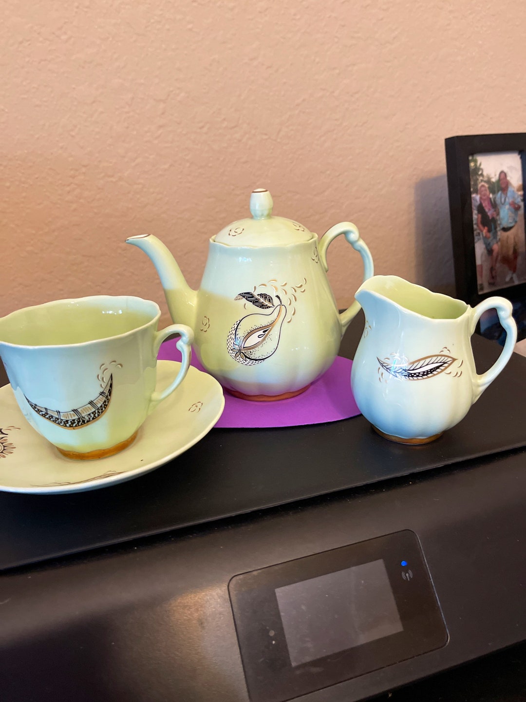 Vintage Tea Pot Made in England With Cup and Saucer and Etsy