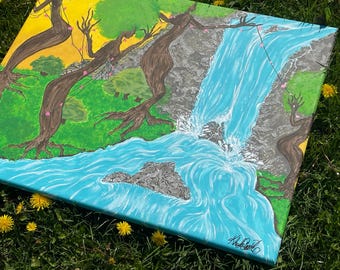 ORIGINAL-KUNSTWERK* Acryl auf Leinwand
