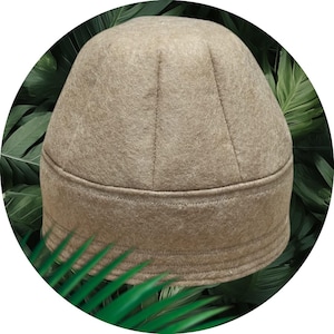 Handmade Felt Fez Hat: Islamic Turban Skullcap