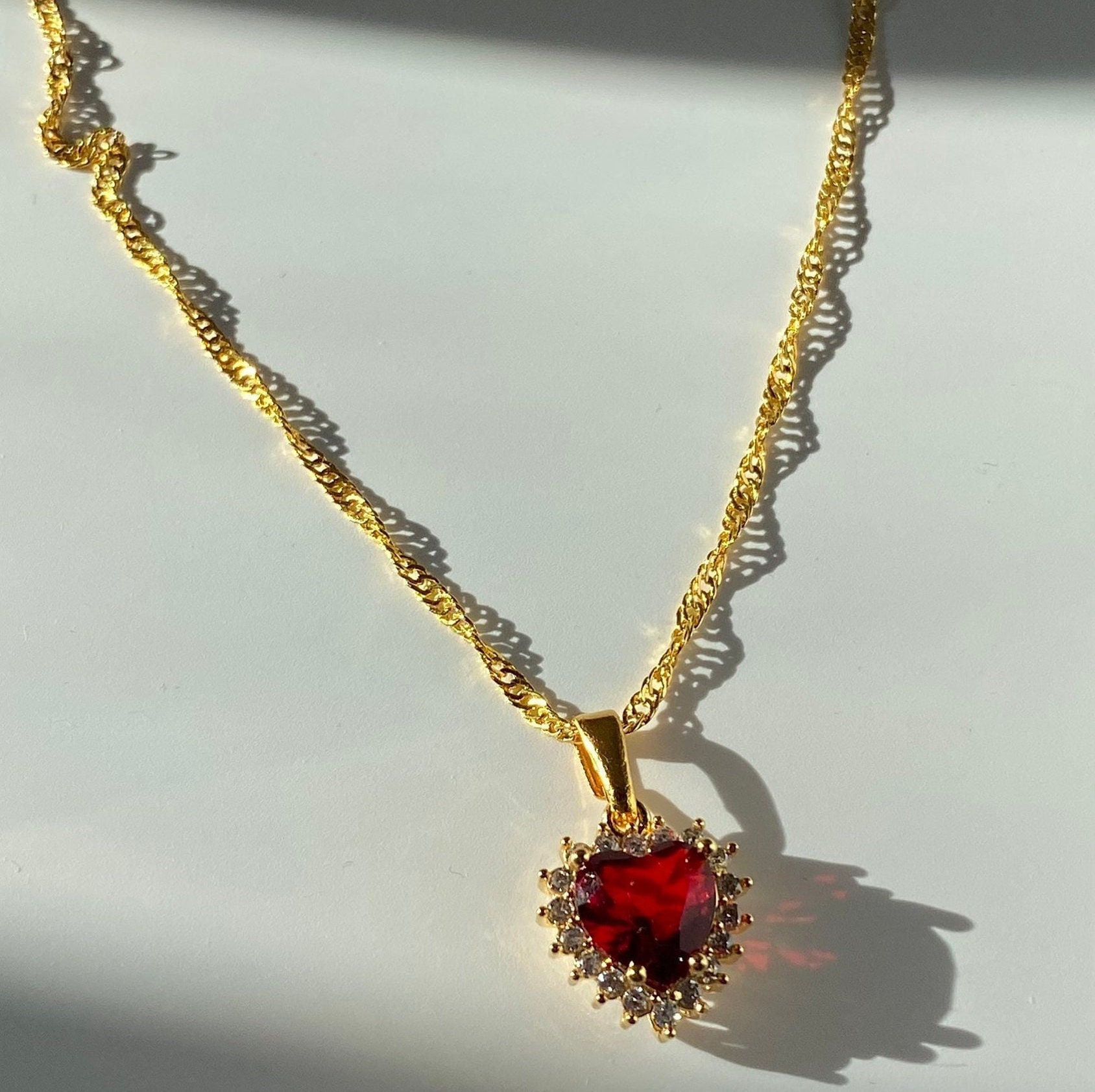 Lana Del Rey Heart Necklace Royal Heart 