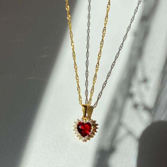 Lana Del Rey Heart Necklace Royal Heart 