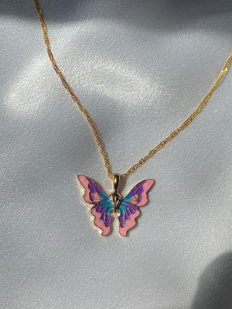 Fairytopia Elina Butterfly Necklace Fairytopia Mermaidia - Etsy