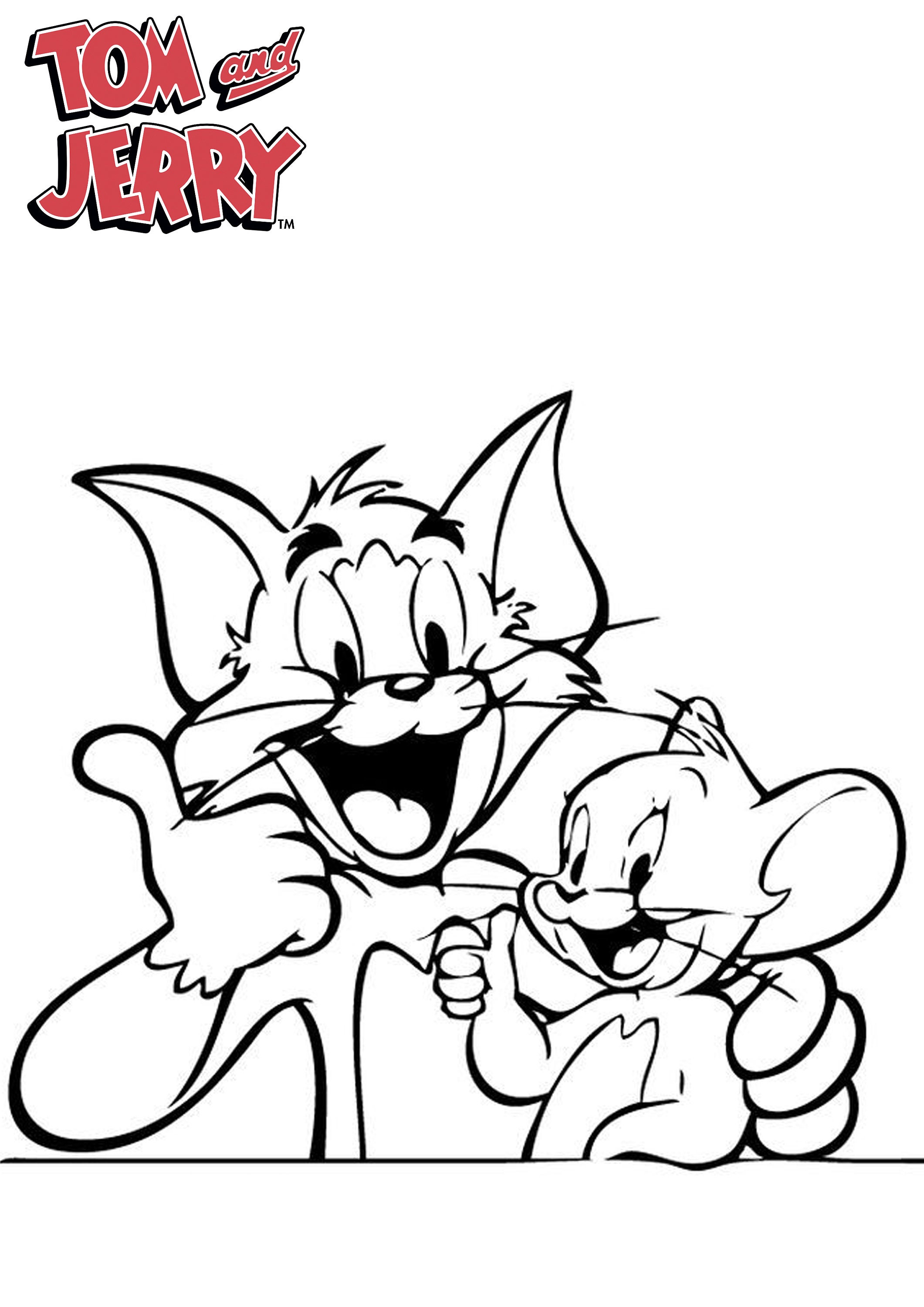 Tom and Jerry Colouring Book Etsy