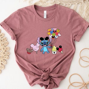 Disney Stitch Balloon Shirt, Lilo And Stitch, Disney Shirt, Disneyland Shirt, Disney Vacation Shirt, Funny Stitch Shirt, Disney Snack Shirt
