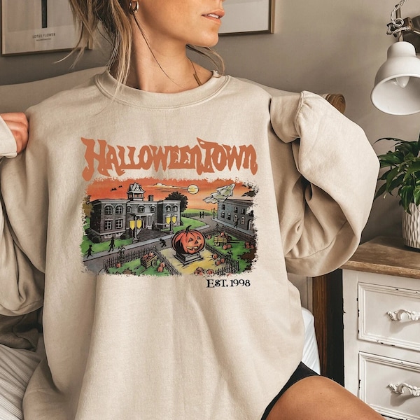 HalloweenTown 1998 Shirt,Disney Halloween Shirt,2023 Halloween Party Shirt,Halloween Town Fall Tshirt,Fall Pumpkin Sweatshirts,Halloweentown