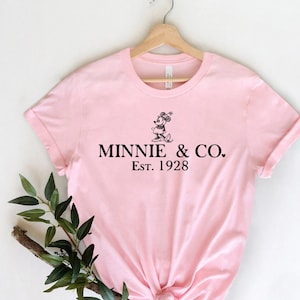 Minnie Shirt, Disney Shirts for Woman, Epcot, Minnie and Co Shirt, Disney Gift Kids, Disneyworld Shirts Family, Disneyland