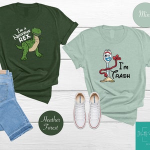Disney Couple Shirt,Toy Story Shirt, Disney Group Shirts, Disney Forky shirt, Disney Rex Shirt, Disney Shirt,Disney Gift,Disney Couple Shirt