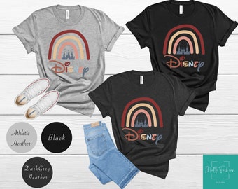 Disney Rainbow Castle Shirt,Magic Kingdom,Disney Family Shirt,Disney Castle Shirt,Girls Disney Shirt,Disneyworld Shirt,Disneyland Shirt,