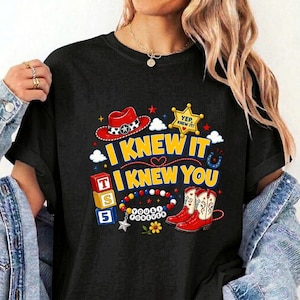 Camiseta de Toy Story 5 "Lo sabía, sabía que cumplías 5 años", Camiseta de Swifts y Toy Story 5, Cumpleaños de Toy Story 5 en Disneyland, Camiseta de cumpleaños de Toy Story imagen 6