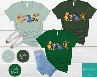 The Pooh Shirt,Winnie The Pooh Shirt,Piglet Shirt,Pooh Bear Shirt,Disney Couple Shirt,Birthday Tee Shirt - Disney Trip Shirt,Gift For Kids
