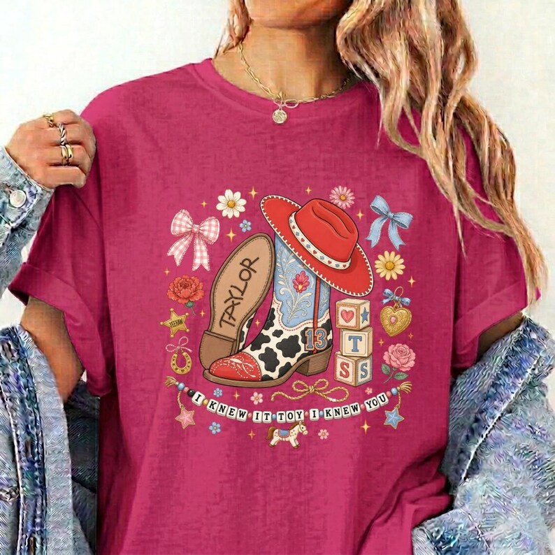 Toy Story 5 I Knew It I Knew You Were Turning 5 Shirt, Swifts and Toy Story 5 Shirt, Disneyland Toy Story 5 Birthday,Toy Story Birthday tee image 5