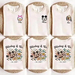 Retro Mickey & Co 1928 Shirt, Vintage Disney Shirt, Mickey And Co, Disneyworld Shirts, Family Mickey And Friends Shirt, Disney Family Shirt