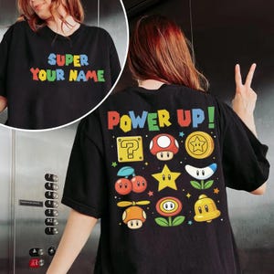 Super Mario Family Shirt,Super Mario Character Shirt,Super Mario Birthday Party Shirt,Mario & Friends Party Shirt,Super Mario Sweatshirt