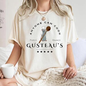 Disney Ratatouille Shirt, Disney Cute Mouse Shirt, Chef Remy Shirt, Pixar Ratatouille Shirt, Remy Gusteau&#39;s Shirt