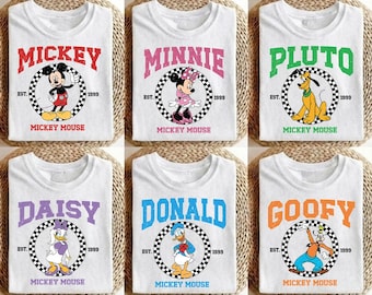Disney World 2026 Family Vacation Shirt, Mickey And Friends Est Shirt, Most Magical Place On Earth Shirt,Disney Vacation Trip 2026 Shirt