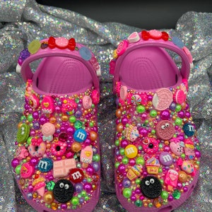 Candy Girl Themed Inspired Custom Crocs - Etsy