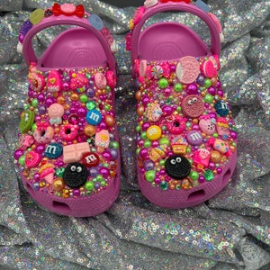 Candy Girl Themed Inspired Custom Crocs - Etsy