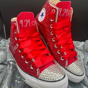 Custom blinged Out Converse-adult - Etsy