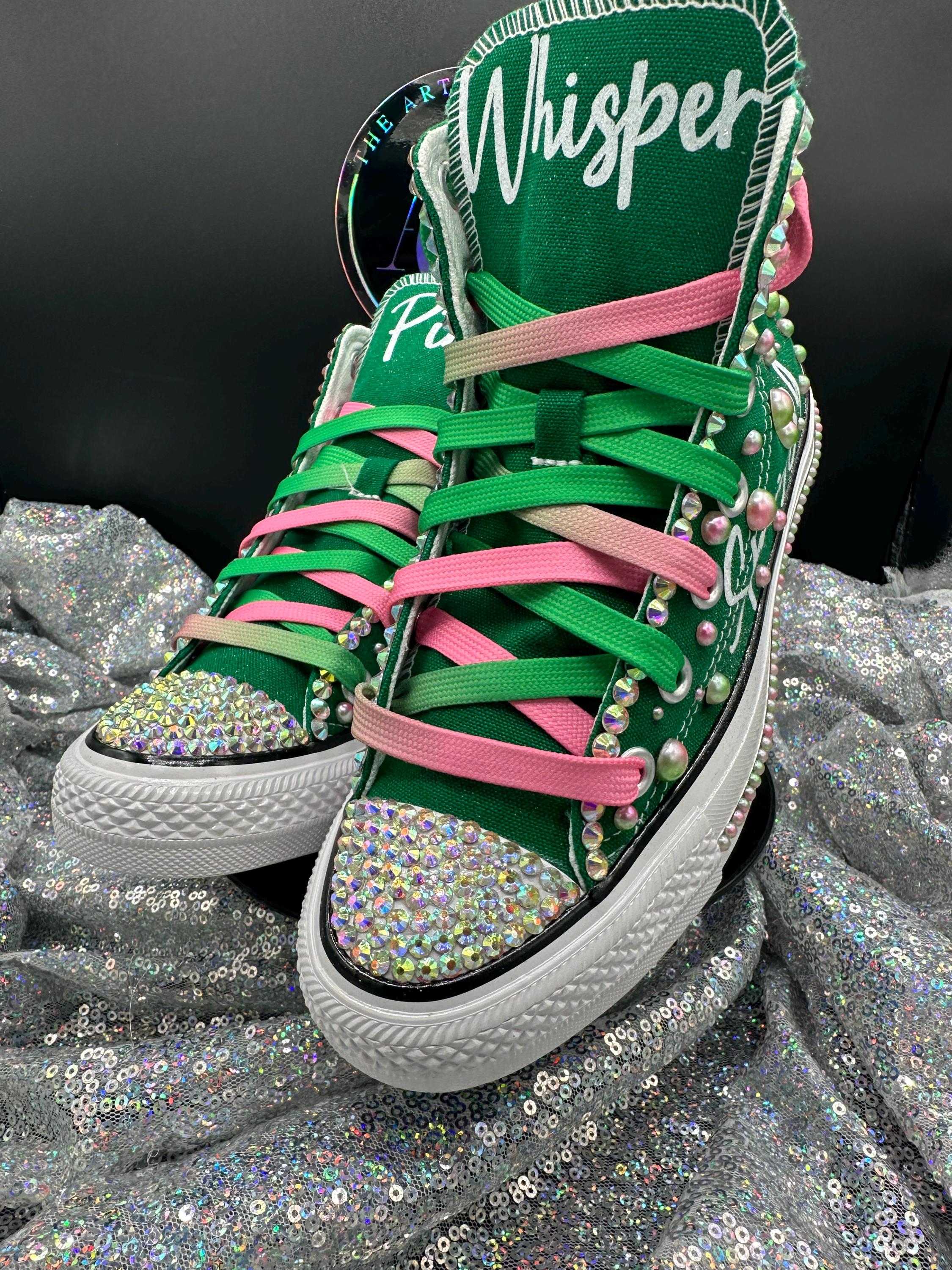 Aka Pearl Converse - Etsy