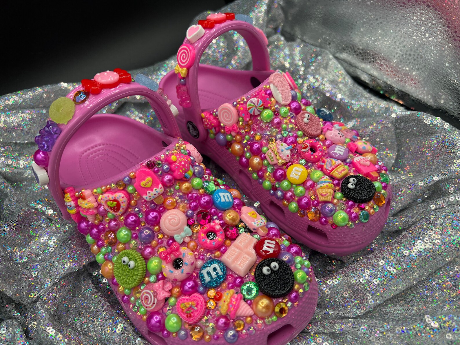 Candy Girl Themed Inspired Custom Crocs - Etsy