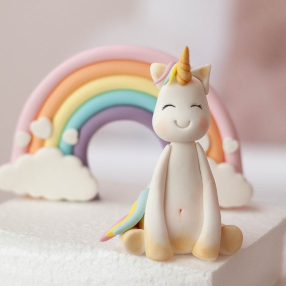 Topper per torta unicorno, decorazioni di compleanno unicorno