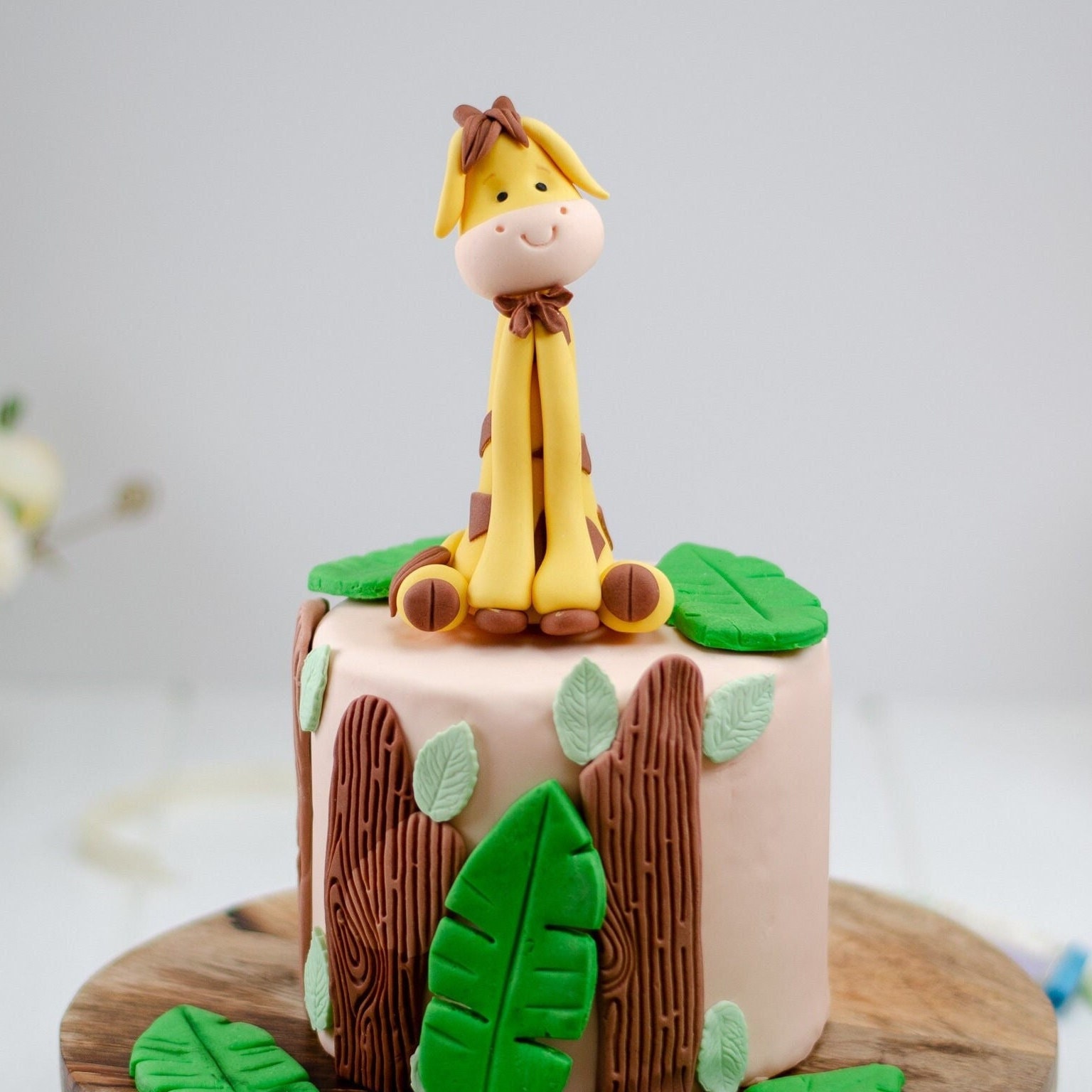Acheter Décoration de gâteau animaux des bois, décor de gâteau joyeux  anniversaire, forêt, Jungle, Safari, réception-cadeau pour bébé, fête d' anniversaire, outils de décoration de gâteaux