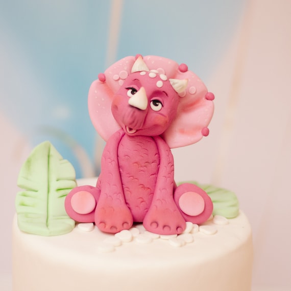 Dinosaur Cake kit, Birthday Cake Decorations, Fondant Decorated