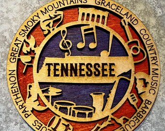 Tennessee State Ornament