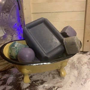 Shea butter and goats milk walnut scrub soap