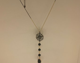 Tvåfärgat halsband