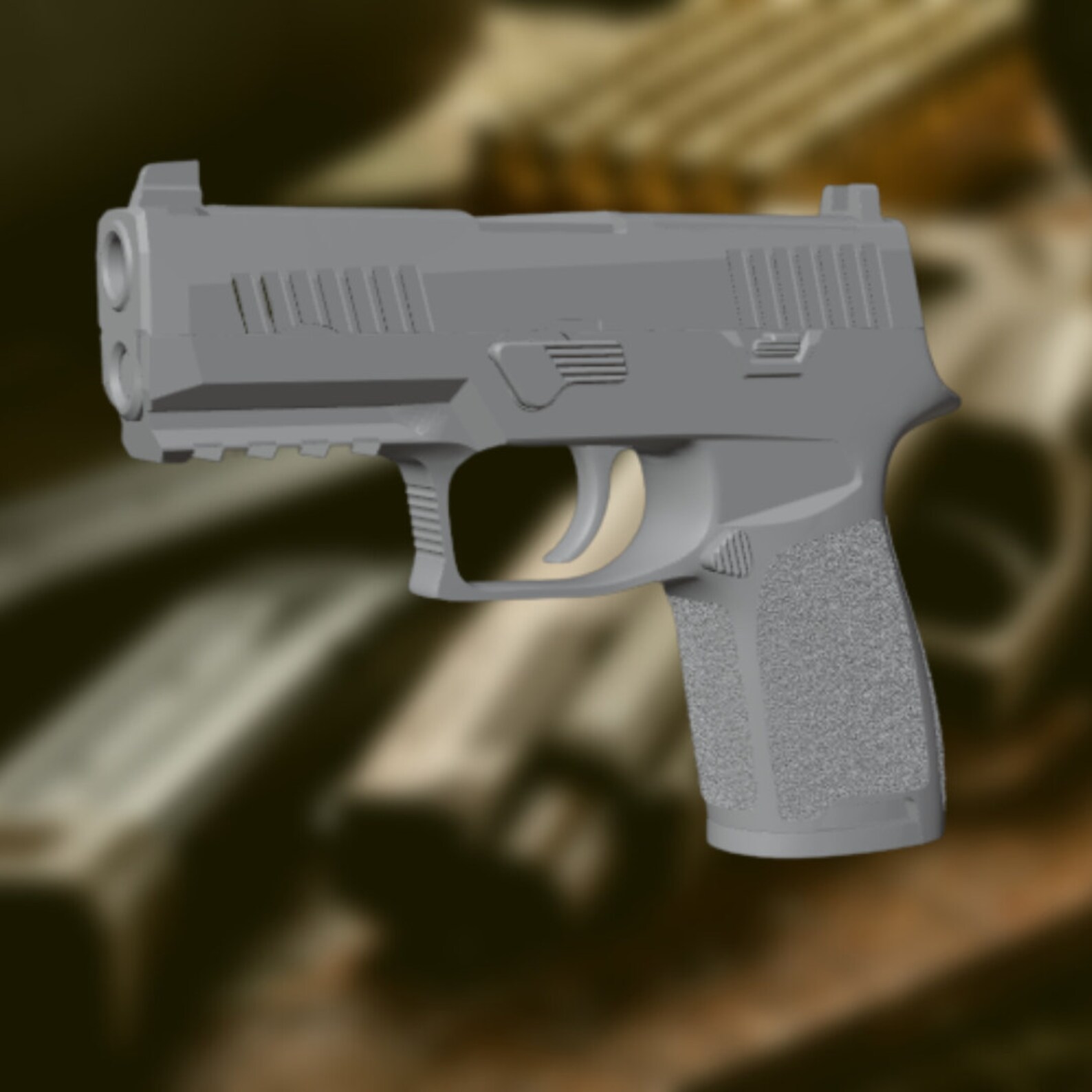 SIG Sauer P320 Pistola modelo 3d para impresión 3d stl - Etsy México