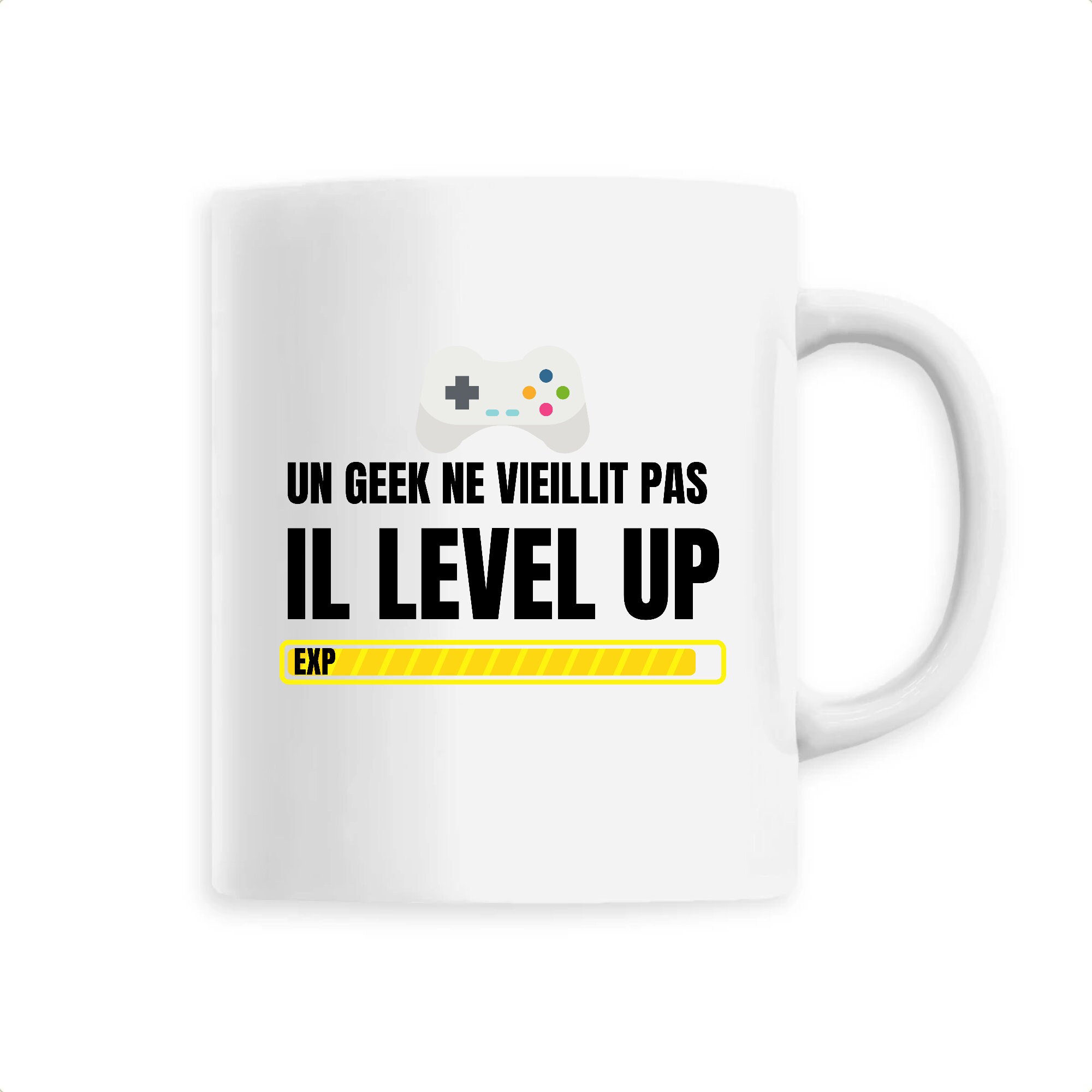 Mug Geek | Un Ne Vieillit Pas Il Level Up