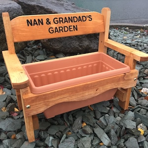 Nan & Grandad’s Garden Bench Planter