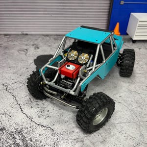 Meus Racing Ripper Rear Bed Accessories for Traxxas TRX4M Chassis With 4ws Cage Adapter.