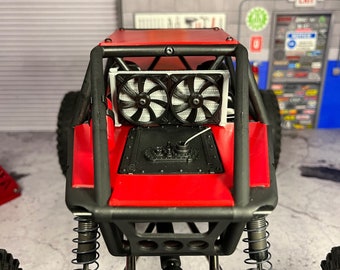 1/10 Axial Capra Radiator, Fire Extinguisher and Hood Pins