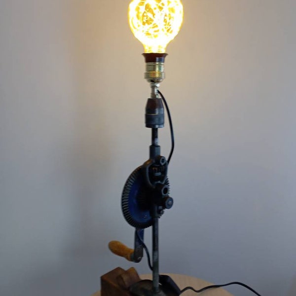 Chignole détournée en lampe // Lampe originale // Lampe chignole